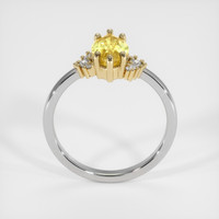 2.11 Ct. Yellow Sapphire Ring, 18K Yellow & White 3