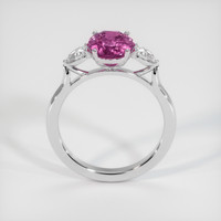 2.40 Ct. Pinkish Purple Sapphire Ring, Platinum 950 3