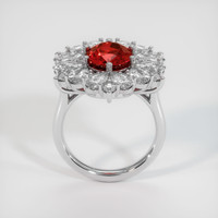 4.10 Ct. Ruby Ring, Platinum 950 3