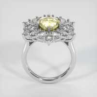 3.25 Ct. Yellow Sapphire Ring, Platinum 950 3