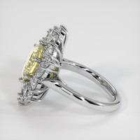 3.25 Ct. Yellow Sapphire Ring, Platinum 950 4