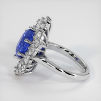 4.07 Ct. Sapphire Ring, Platinum 950 4