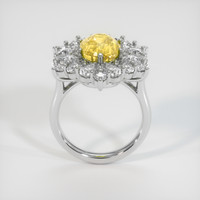 4.01 Ct. Yellow Sapphire Ring, Platinum 950 3
