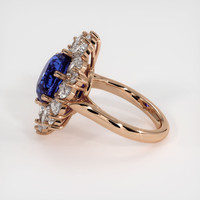 5.58 Ct. Sapphire Ring, 14K Rose Gold 4