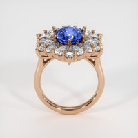 3.49 Ct. Sapphire Ring, 14K Rose Gold 3