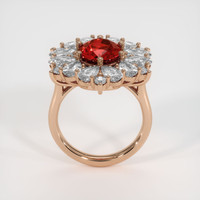 4.10 Ct. Ruby Ring, 14K Rose Gold 3