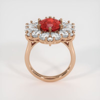 4.26 Ct. Ruby Ring, 14K Rose Gold 3