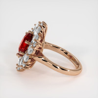 3.62 Ct. Ruby Ring, 14K Rose Gold 4