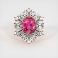 4.88 Ct. Sapphire Ring, 18K Rose Gold 1