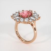 4.50 Ct. Sapphire Ring, 18K Rose Gold 2