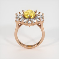 4.01 Ct. Sapphire Ring, 18K Rose Gold 3