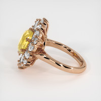 4.01 Ct. Sapphire Ring, 18K Rose Gold 4