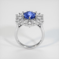 3.49 Ct. Sapphire Ring, 14K White Gold 3