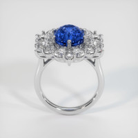 5.58 Ct. Sapphire Ring, 18K White Gold 3