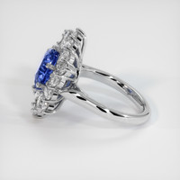 3.49 Ct. Sapphire Ring, 18K White Gold 4