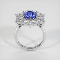 2.50 Ct. Sapphire Ring, 18K White Gold 3