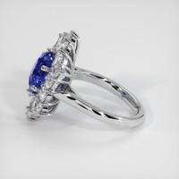 2.50 Ct. Sapphire Ring, 18K White Gold 4