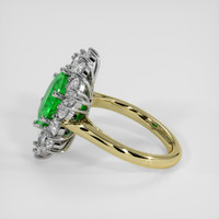 1.91 Ct. Emerald Ring, 18K White & Yellow 4