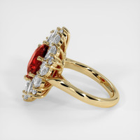 4.10 Ct. Ruby Ring, 14K Yellow Gold 4