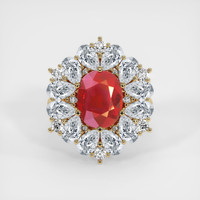 Ruby Ring 4.26 Ct., 14K Yellow Gold Preview