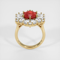 4.26 Ct. Ruby Ring, 14K Yellow Gold 3