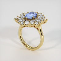 2.63 Ct. Sapphire Ring, 14K Yellow Gold 2
