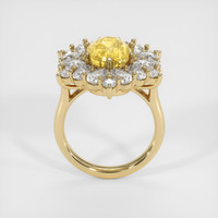 4.01 Ct. Sapphire Ring, 14K Yellow Gold 3