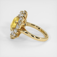 4.01 Ct. Sapphire Ring, 14K Yellow Gold 4