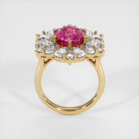 4.88 Ct. Pink Sapphire Ring, 18K Yellow Gold 3