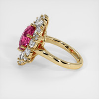 4.88 Ct. Pink Sapphire Ring, 18K Yellow Gold 4