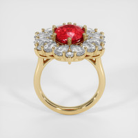 Ruby Ring 4.12 Ct., 18K Yellow Gold Preview