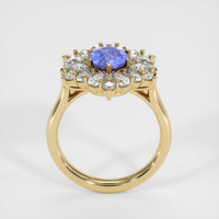 2.57 Ct. Sapphire Ring, 18K Yellow Gold 3
