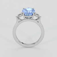 4.00 Ct. Blue Sapphire Ring, Platinum 950 3