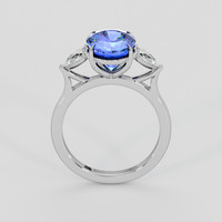 2.52 Ct. Blue Sapphire Ring, Platinum 950 3