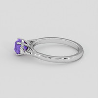 2.06 Ct. Pinkish Purple Sapphire Ring, Platinum 950 4