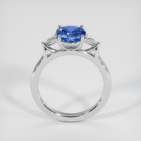 2.20 Ct. Blue Sapphire Ring, 14K White Gold 3