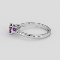 1.57 Ct. Purple Sapphire Ring, 14K White Gold 4