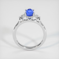 1.76 Ct. Blue Sapphire Ring, 18K White Gold 3