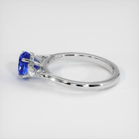 1.76 Ct. Blue Sapphire Ring, 18K White Gold 4