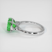 2.63 Ct. Emerald Ring, 18K White Gold 4