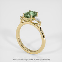 1.64 Ct. Sapphire Ring, 14K Yellow Gold 2