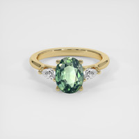 1.53 Ct. Sapphire Ring, 14K Yellow Gold 1