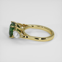 4.00 Ct. Green Sapphire Ring, 14K Yellow Gold 4
