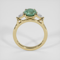 1.84 Ct. Bluish Green Sapphire Ring, 14K Yellow Gold 3