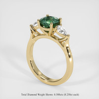 2.03 Ct. Sapphire Ring, 14K Yellow Gold 2