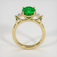 3.56 Ct. Emerald Ring, 18K Yellow Gold 3