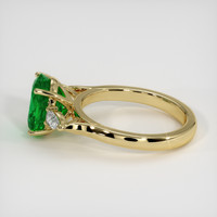 3.56 Ct. Emerald Ring, 18K Yellow Gold 4