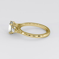 1.74 Ct. Greenish Yellow Sapphire Ring, 18K Yellow Gold 4