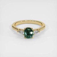 1.29 Ct. Sapphire Ring, 18K Yellow Gold 1
