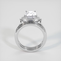 4.11 Ct. White Sapphire Ring, Platinum 950 3